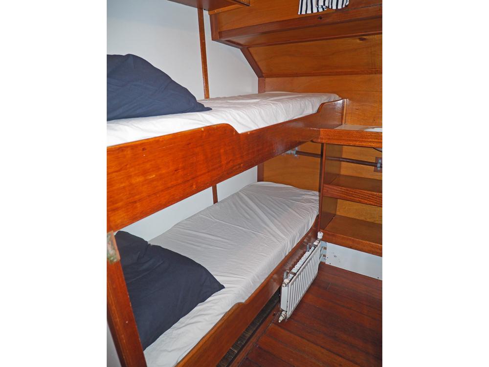 Cabin en avant, H&eacute;bergements